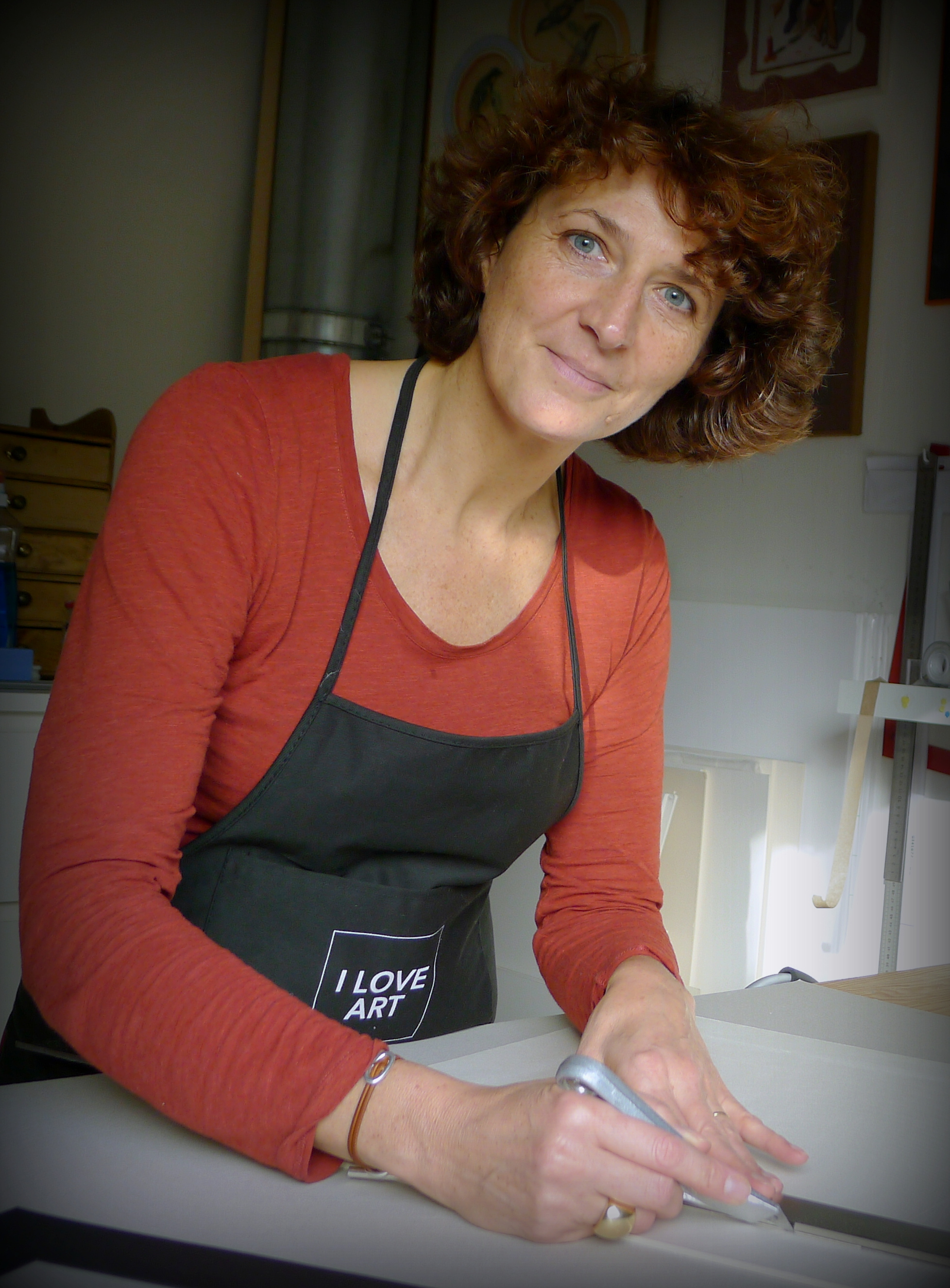 Portrait de l'artisan encadreur - Hélène Leflour